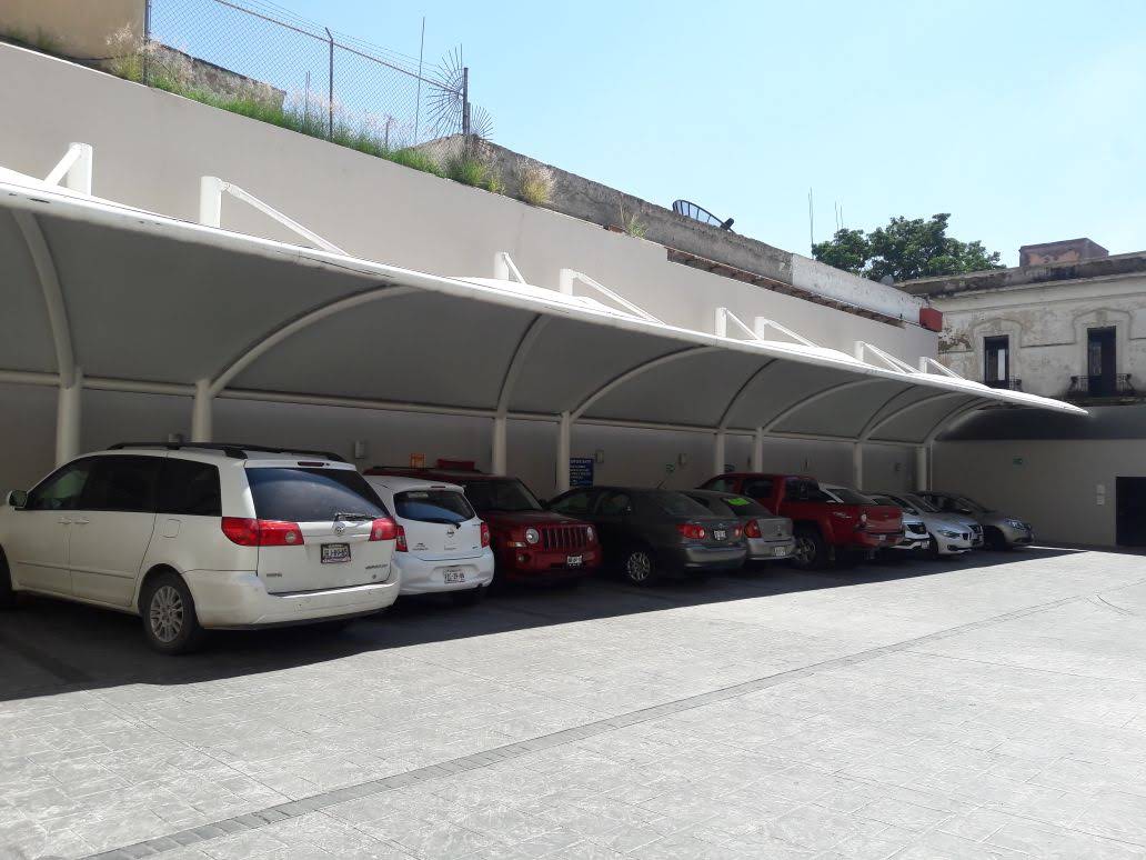 Diseño toldos cochera, Arquitectura textil