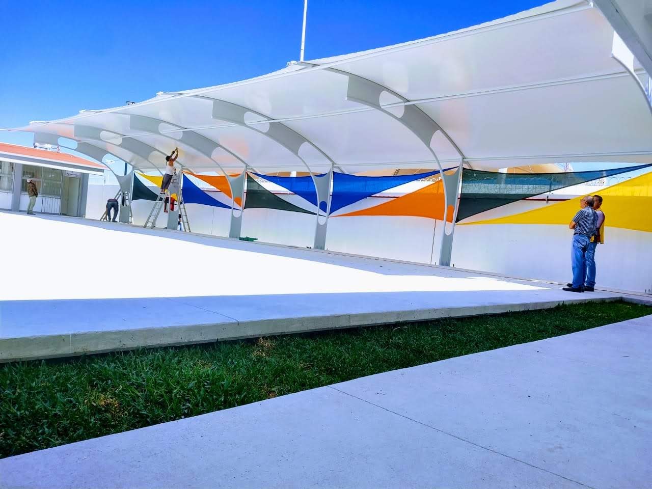 Diseño toldos eventos, Arquitectura textil